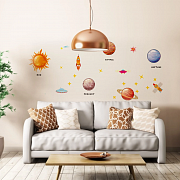 Samolepky na zeď Sluneční soustava